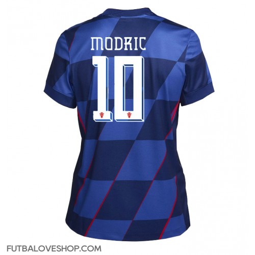 Dres Chorvátsko Luka Modric #10 Preč pre Ženy ME 2024 Krátky Rukáv